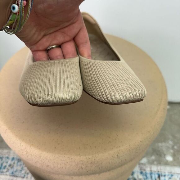 Vivaia Women’s Nude Tan Beige Square-Toe Chunky Heels (Melody Pro) - Picture 12 of 14